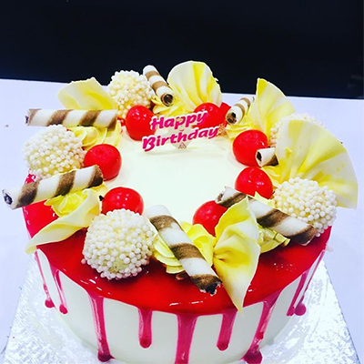 "Designer Semi Fondant Cake -2 Kg (Cake Magic) - Click here to View more details about this Product